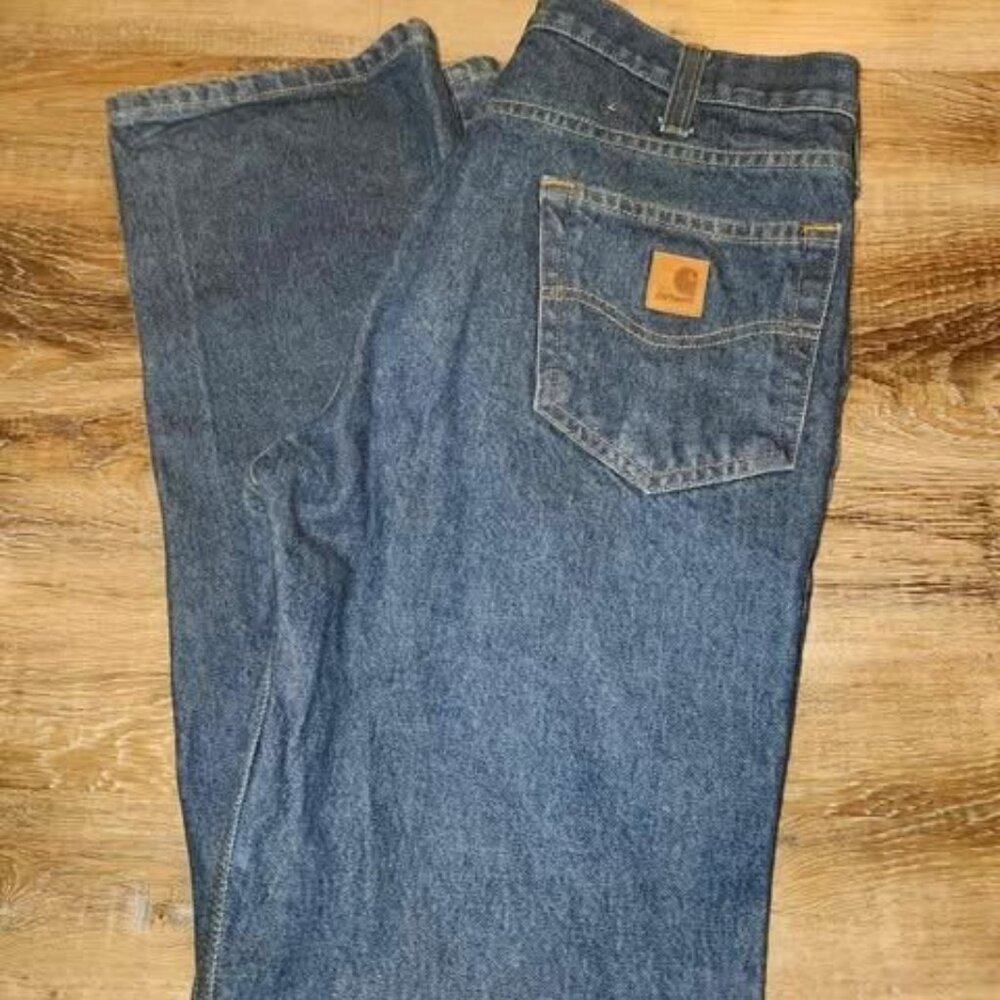 Men's Carhartt Jeans  Relaxed Fit B17 STW Size 40 X 32